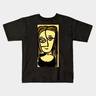 Picasso's Mona Lisa Kids T-Shirt